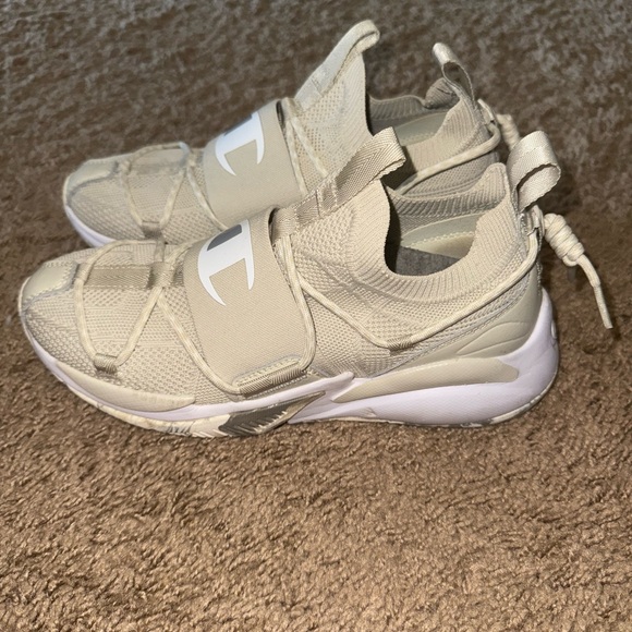 Champion Beige Athletic Shoes - Picture 1 of 2